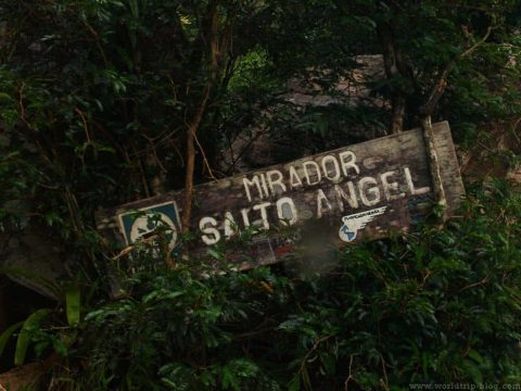 Angel Falls Sign