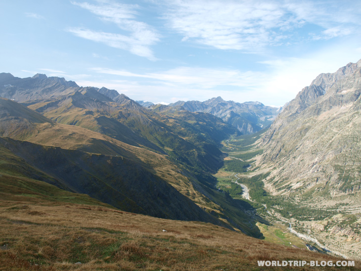 Landscape at the tour du Mont Blanc