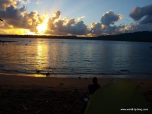 Camping at a Beach Hawaiian Island Kauai